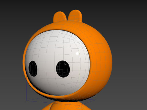 Character262 Rigged Mascot 3D Model