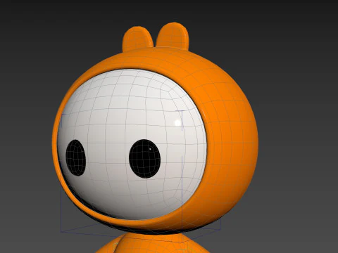 Character262 Rigged Mascot 3D Model