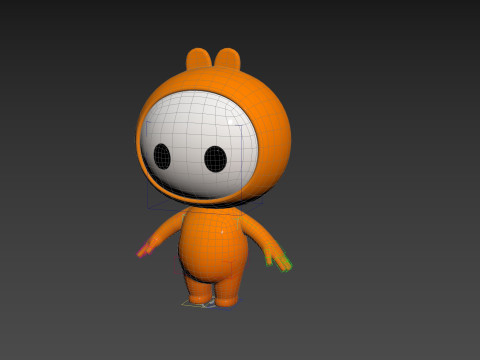 Character262 Rigged Mascot 3D Model