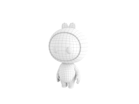 Character262 Rigged Mascot 3D Model