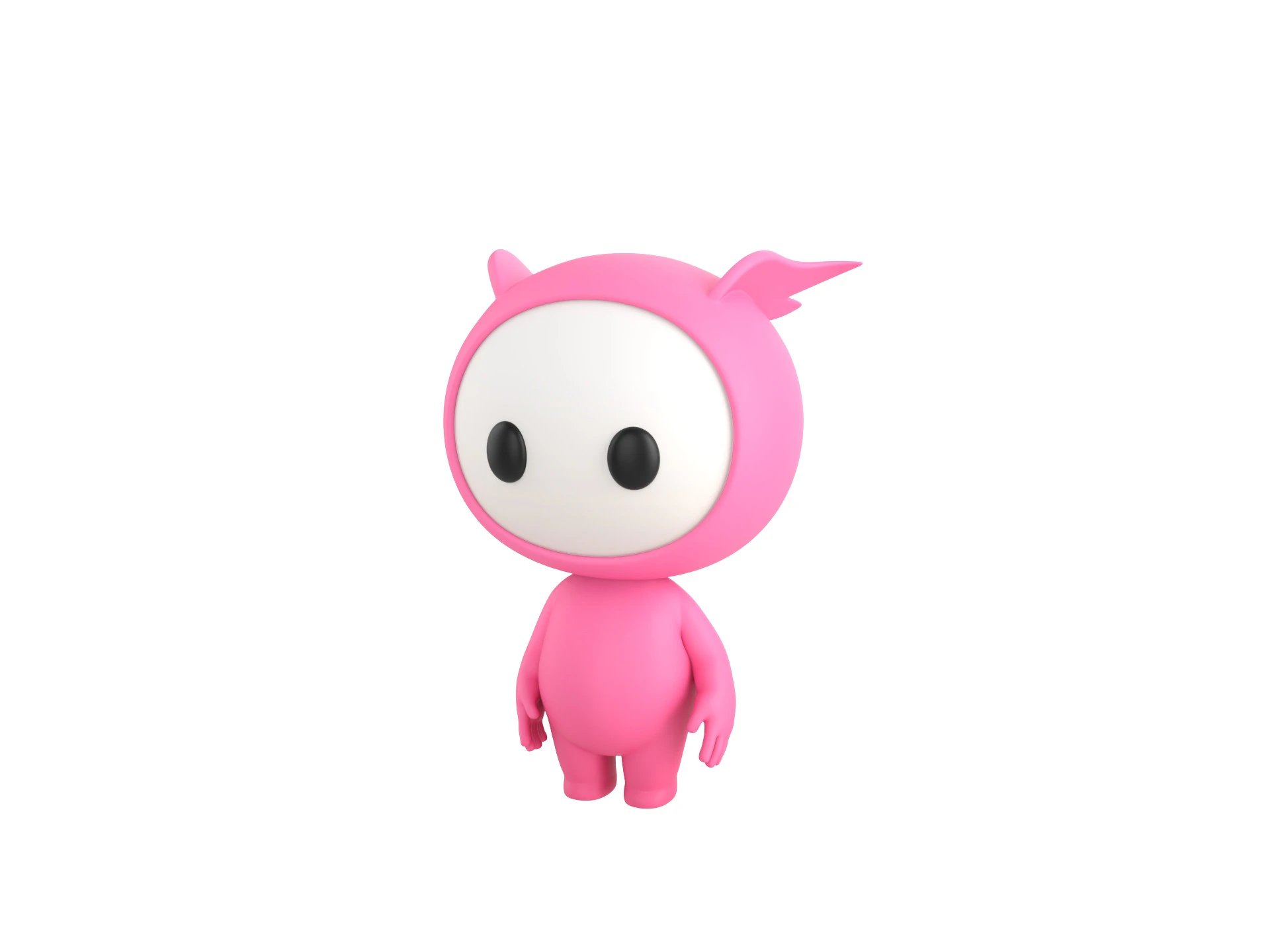Character263 Rigged Mascot 3D Model .c4d .max .obj .3ds .fbx .stl .blend 