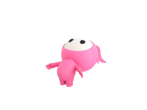 Character263 Rigged Mascot 3D Model