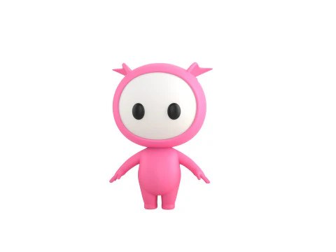 Character263 Rigged Mascot 3D Model