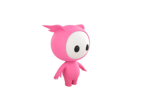 Character263 Rigged Mascot 3D Model