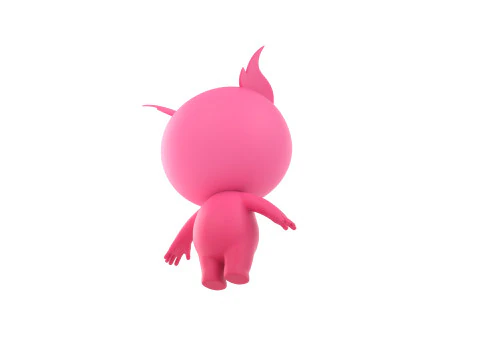 Character263 Rigged Mascot 3D Model