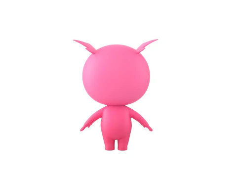 Character263 Rigged Mascot 3D Model