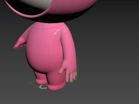 Character263 Rigged Mascot 3D Model