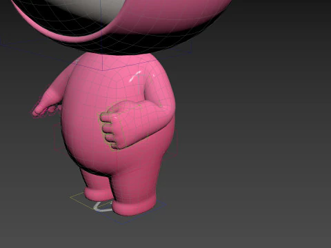 Character263 Rigged Mascot 3D Model