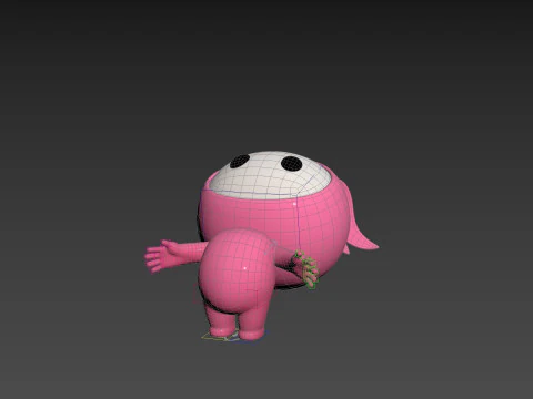 Character263 Rigged Mascot 3D Model
