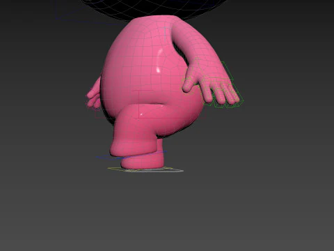 Character263 Rigged Mascot 3D Model