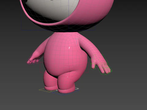 Character263 Rigged Mascot 3D Model