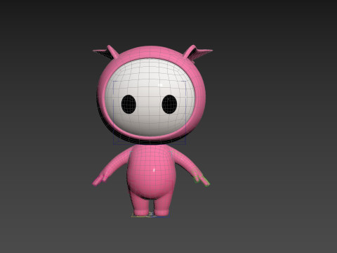Character263 Rigged Mascot Modelo 3D