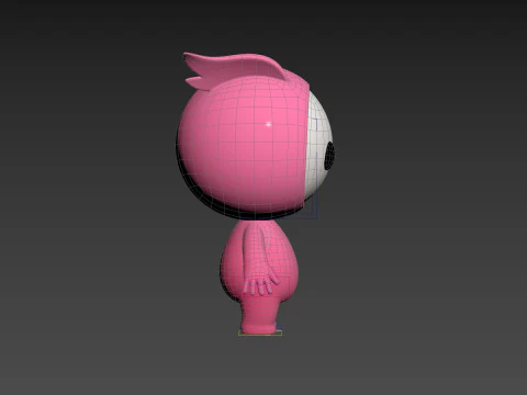 Character263 Rigged Mascot 3D Model