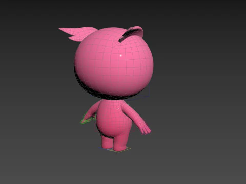 Character263 Rigged Mascot 3D Model