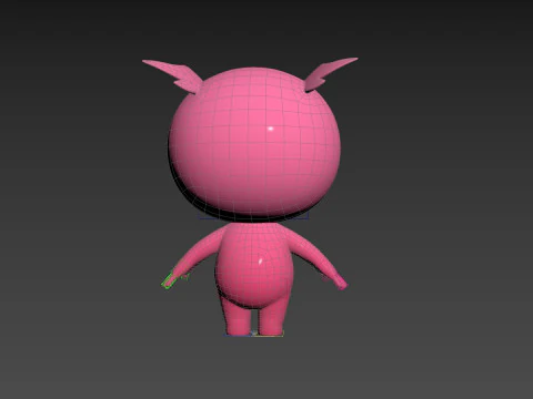 Character263 Rigged Mascot 3D Model