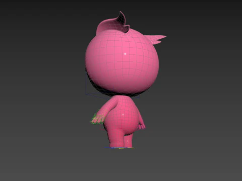 Character263 Rigged Mascot 3D Model