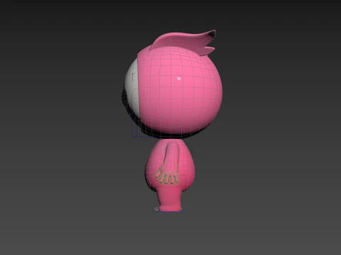 Character263 Rigged Mascot 3D Model