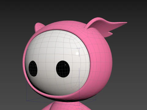 Character263 Rigged Mascot 3D Model