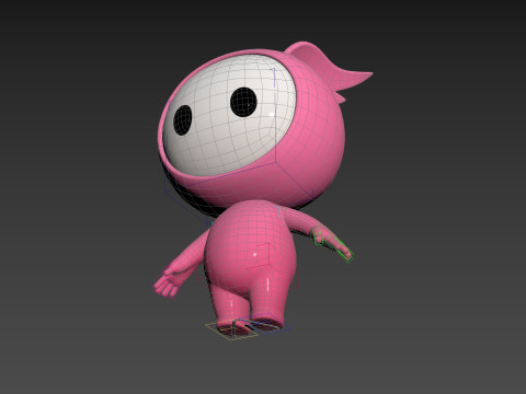 Character263 Rigged Mascot Modelo 3D