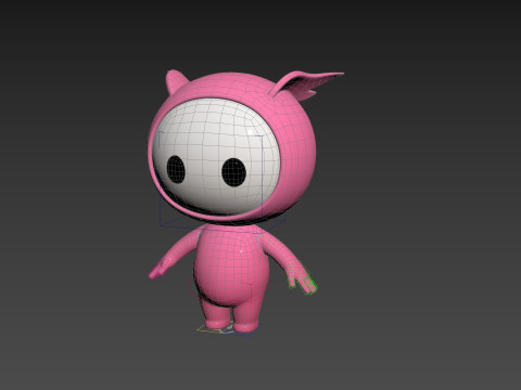 Character263 Rigged Mascot Modelo 3D