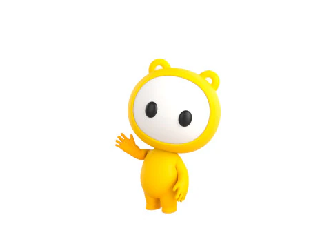 Character264 Rigged Mascot 3D Model
