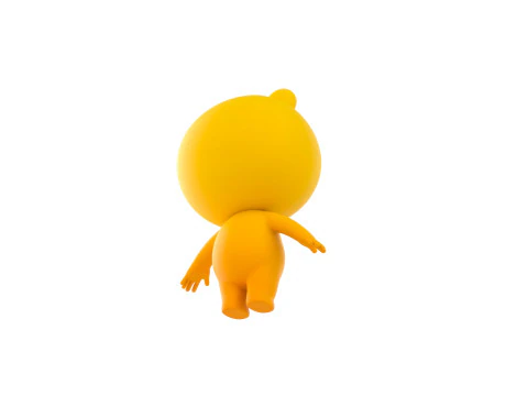 Character264 Rigged Mascot 3D Model