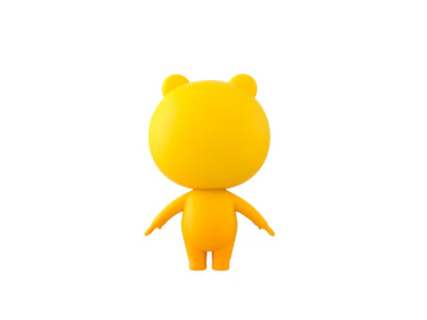 Character264 Rigged Mascot 3D Model