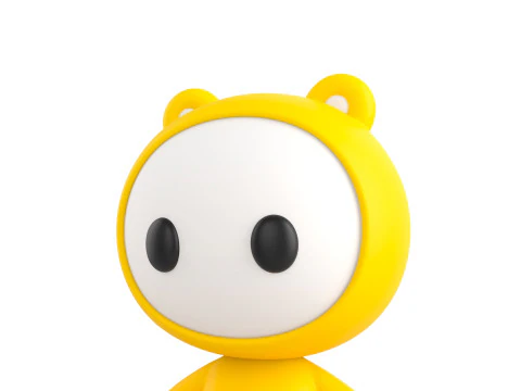 Character264 Rigged Mascot 3D Model