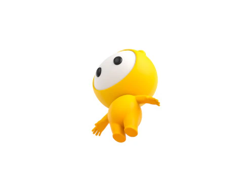 Character264 Rigged Mascot 3D Model