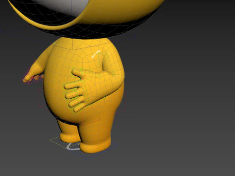 Character264 Rigged Mascot 3D Model