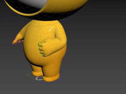 Character264 Rigged Mascot 3D Model