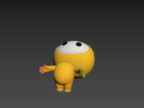 Character264 Rigged Mascot 3D Model
