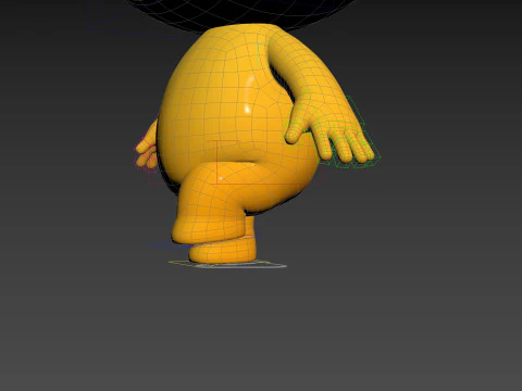 Character264 Rigged Mascot 3D Model