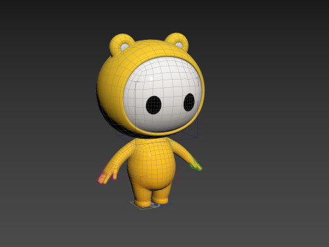 Character264 Rigged Mascot Modelo 3D