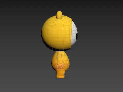Character264 Rigged Mascot 3D Model
