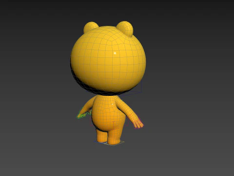 Character264 Rigged Mascot 3D Model