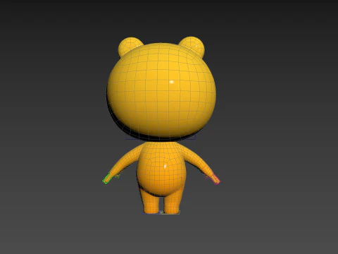 Character264 Rigged Mascot 3D Model