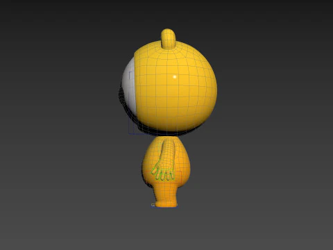 Character264 Rigged Mascot 3D Model