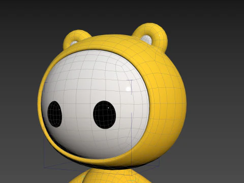 Character264 Rigged Mascot 3D Model