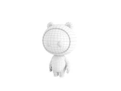 Character264 Rigged Mascot 3D Model