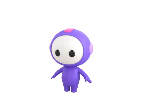 Character265 Rigged Mascot 3D Model