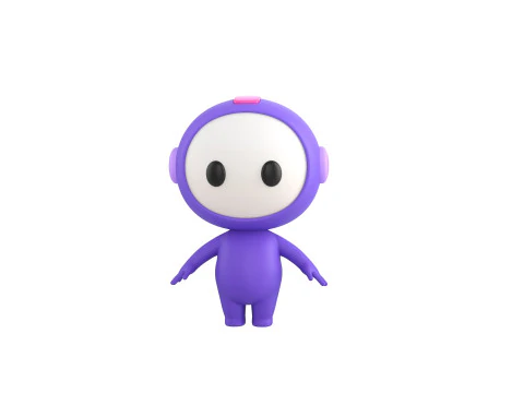 Character265 Rigged Mascot 3D Model