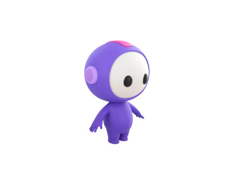 Character265 Rigged Mascot 3D Model