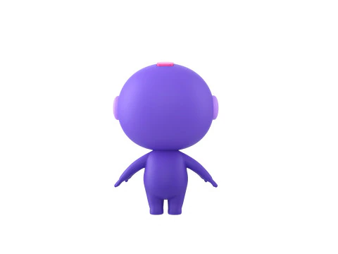 Character265 Rigged Mascot 3D Model