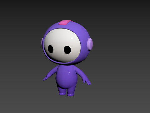 Character265 Rigged Mascot Modèle 3D