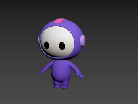 Character265 Rigged Mascot 3D Model