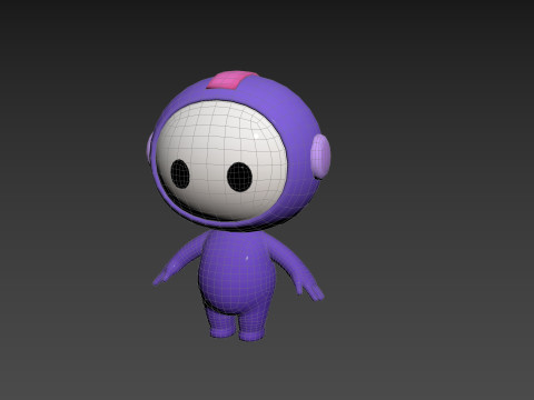 Character265 Rigged Mascot Modèle 3D