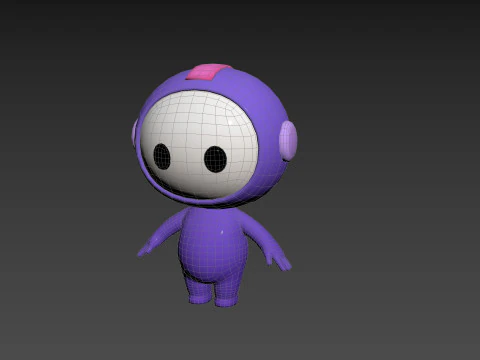 Character265 Rigged Mascot 3D Model