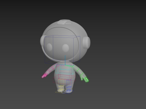 Character265 Rigged Mascot Modèle 3D