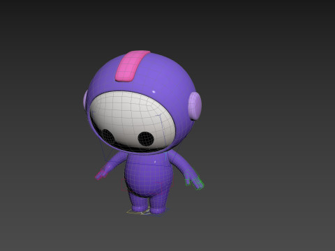 Character265 Rigged Mascot Modèle 3D